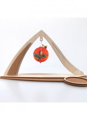 Candleholder brown, Red Symphony