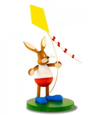 Sniff bunny Rude with his kite