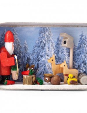 Miniatures in Matchbox - Christmas in the Winter Forest