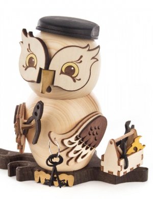 Incense figure owl artisan