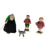 Figures witch, hansel, gretel and cat