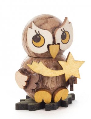 Owl child with star
