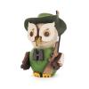 Wooden miniature owl huntsman