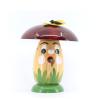 Incense figure smoke mushroom, ruby red