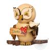 Incense figure owl with thank you sign