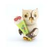 Wooden figure mini owl freshman