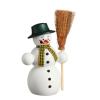 Incense figure snowman with broom, 16cm