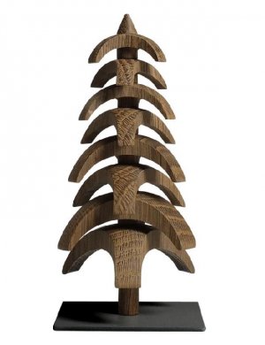 Twist tree, smoked oak 15cm