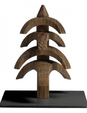 Twist tree, smoked oak 8cm