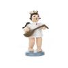 Angel with a lute and a crown
