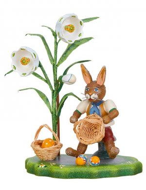 Hubrig collectible figures - easter basket