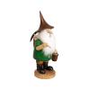 Smoker mountain gnome with hoe, green