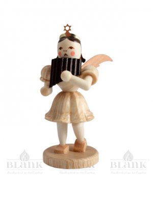 Blank angel with short skirt with panpipe