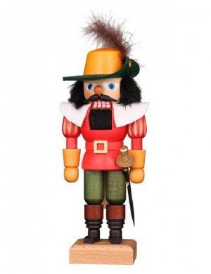 Nutcracker Musketeer, red