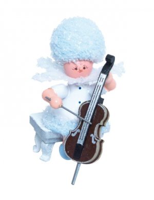 Snowflake with cello