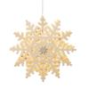 Snow crystal window picture, electric
