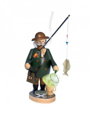 Smoking man angler