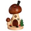 Incense figure mushroom house brown cap round