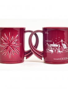 Moravian Christmas mug with a Herrnhut city silhouette