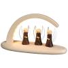 LED candlestick angel, natural
