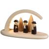 LED candlestick Christmas singer, natural