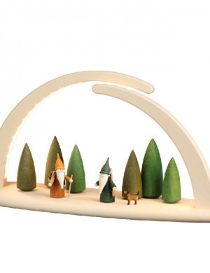 LED - light arch forest scene, large