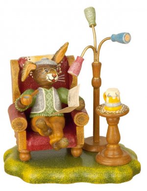 Hubrig Collectible Figures - rabbit grandpa