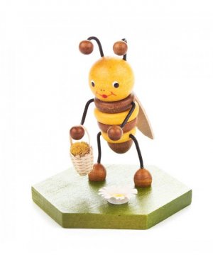 Collectible bee with flower basket