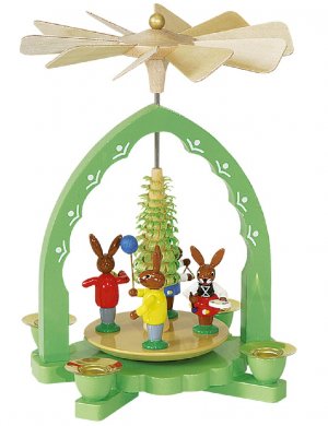 Easter pyramid rabbit children