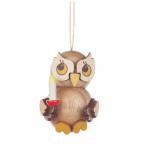 Hang owl child with candle