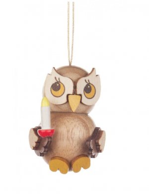 Hang owl child with candle