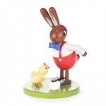 Easter bunny with chick, tall