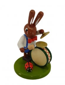 Rabbit with drum and beetle, small