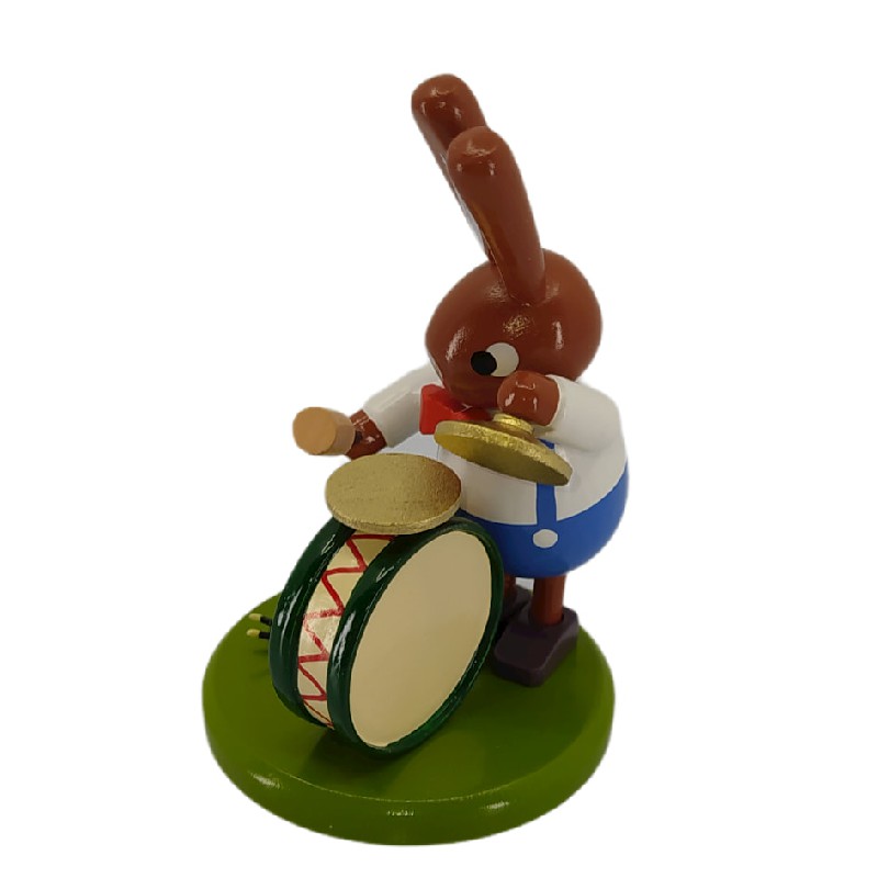Rabbit with drum and beetle, small