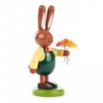 Bunny with a bouquet of flowers, small