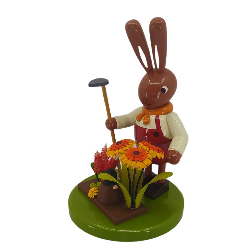 Rabbit with mole and flowers, great