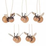 Hangings bumblebees with funny faces