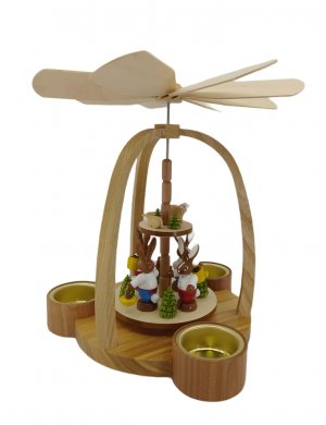 Tealight pyramid hare walker, colorful