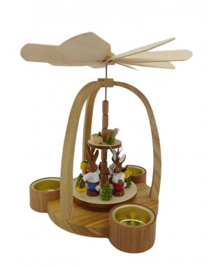 Tealight pyramid hare walker, colorful