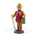Smoking man gardener