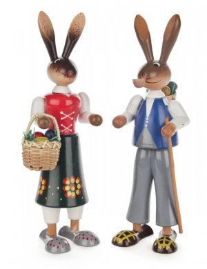 Pair of hares, colored