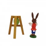 Bunny with an easel