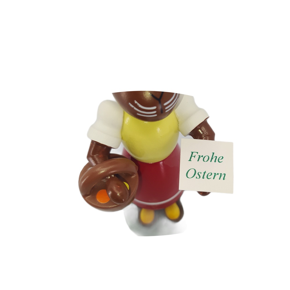 Rabbit woman with basket