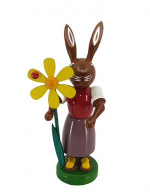 Rabbit with a flower