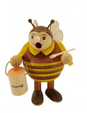 Mini ball smoking figure bee