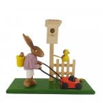 Rabbit with lawn mower