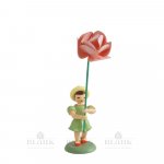 Blank flower child with peony, colored