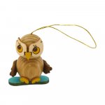 Hang owl child with snowboard