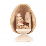 Miniature Grandma in Walnut Shell