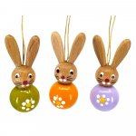 Colorful rabbit hangings